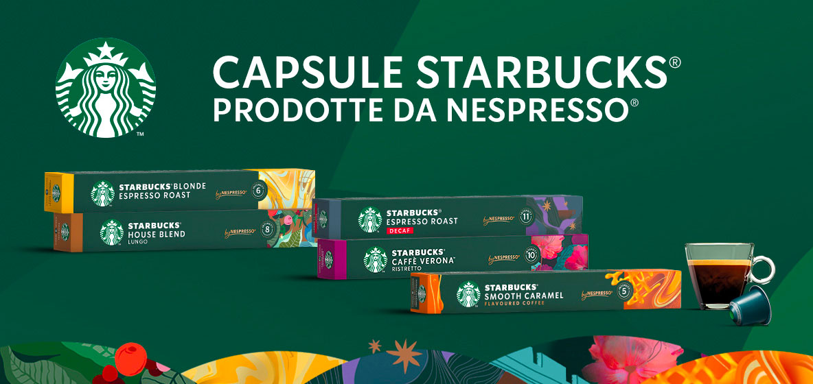 Starbucks Nespresso capsules and pods