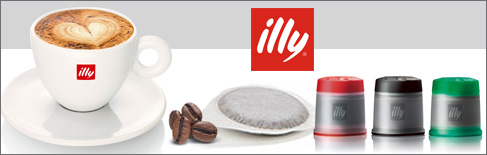 Illy Caffè pods and capsules for Illy coffee espresso machine