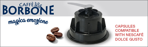 Caffè Borbone coffee capsules compatible Dolce Gusto Nescafé