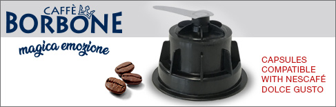 Caffè Borbone coffee capsules compatible Dolce Gusto Nescafé Caffè Borbone coffee capsules compatible Dolce Gusto Nescafé
