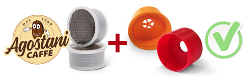 Capsule e cialde caffè borbone Capsule monodosi con adattatori