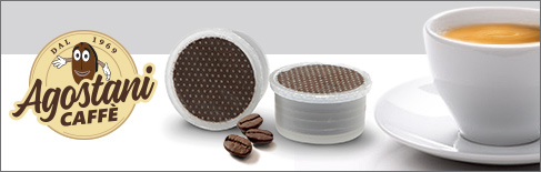 Agostani coffee pods compatible with Lavazza Espresso Point