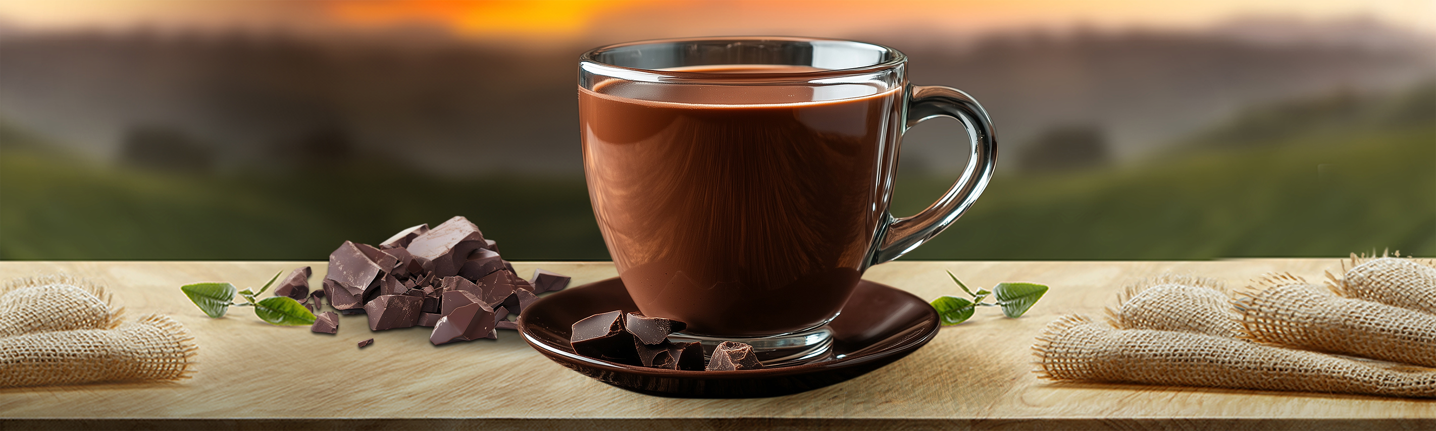 Waffles and capsules Chocolate or Hot Chocolate