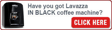 Lavazza in Black coffeee machine