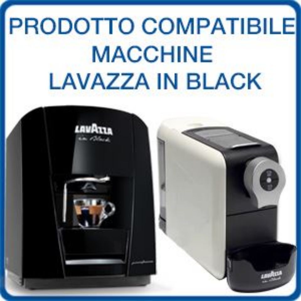 Picture of 500 Agostani compatible Coffee Capsules Top Line for Lavazza BLUE e Lavazza In Black