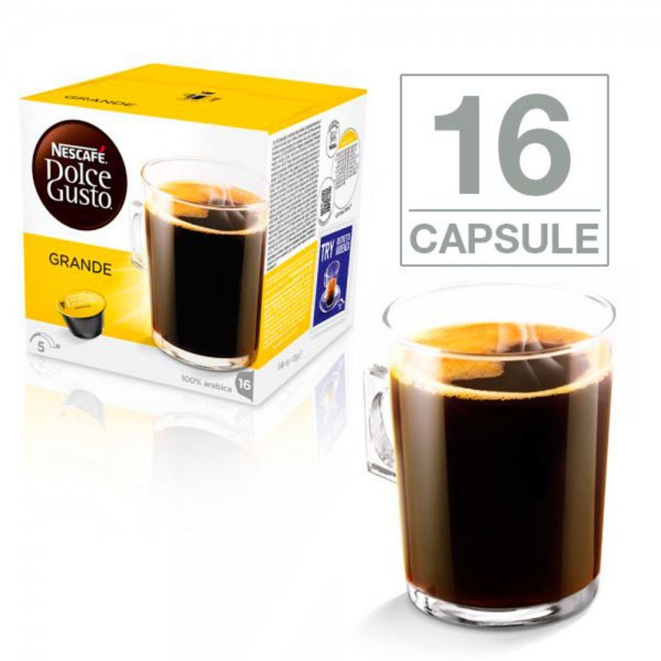 Picture of 16 capsule Nescafè Dolce Gusto Grande caffè Crema