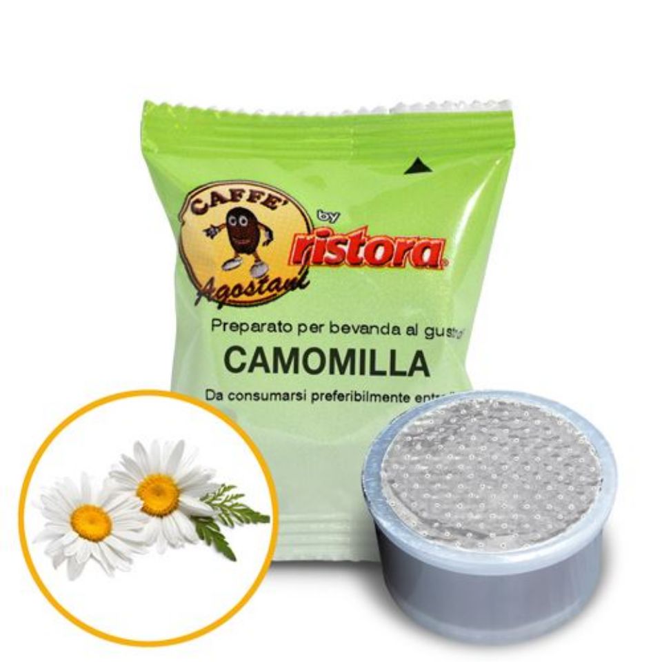 Picture of 50 Agostani by Ristora CHAMOMILE capsules compatible with Lavazza Point System