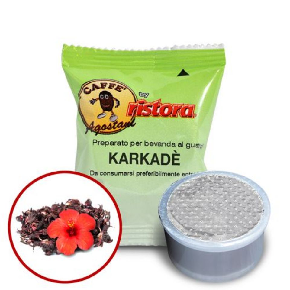 Picture of 50 Cialde Agostani by Ristora Infuso di KARKADE compatibili lavazza POINT
