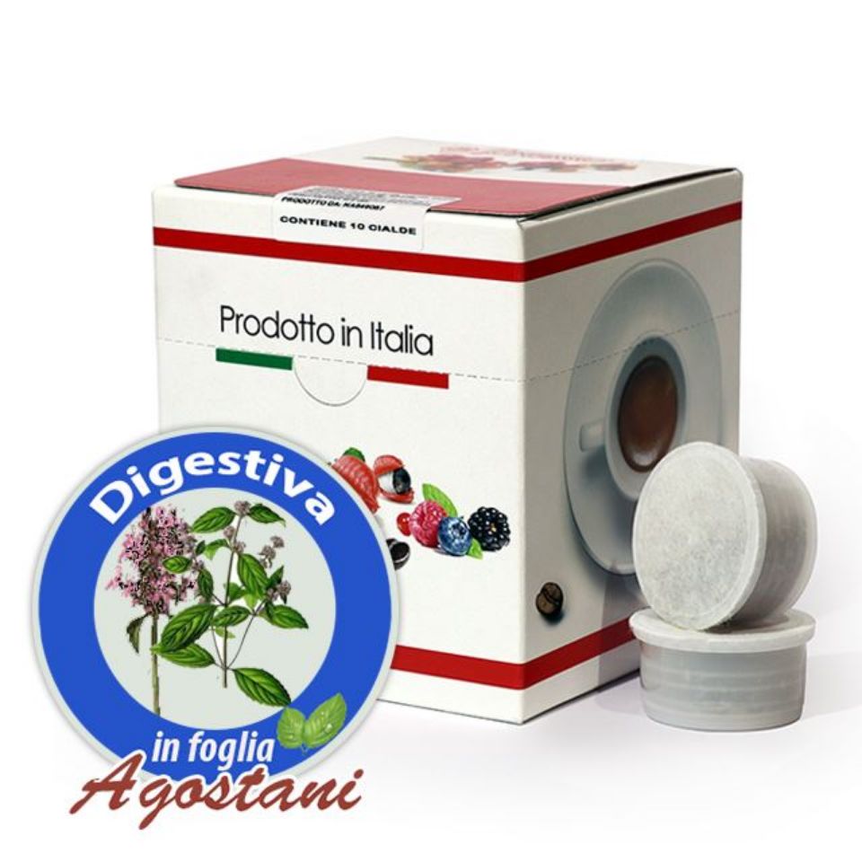 Picture of 10 Agostani Compatible Lavazza Espresso Point Digestive Herbal Tea Pods