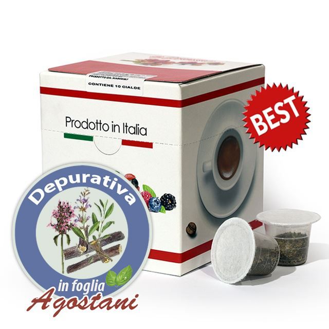Show details for 10 caps of Agostani Best Depurative herbal tea compatible with Nespresso system 10 caps of Agostani Best Depurative herbal tea compatible with Nespresso system