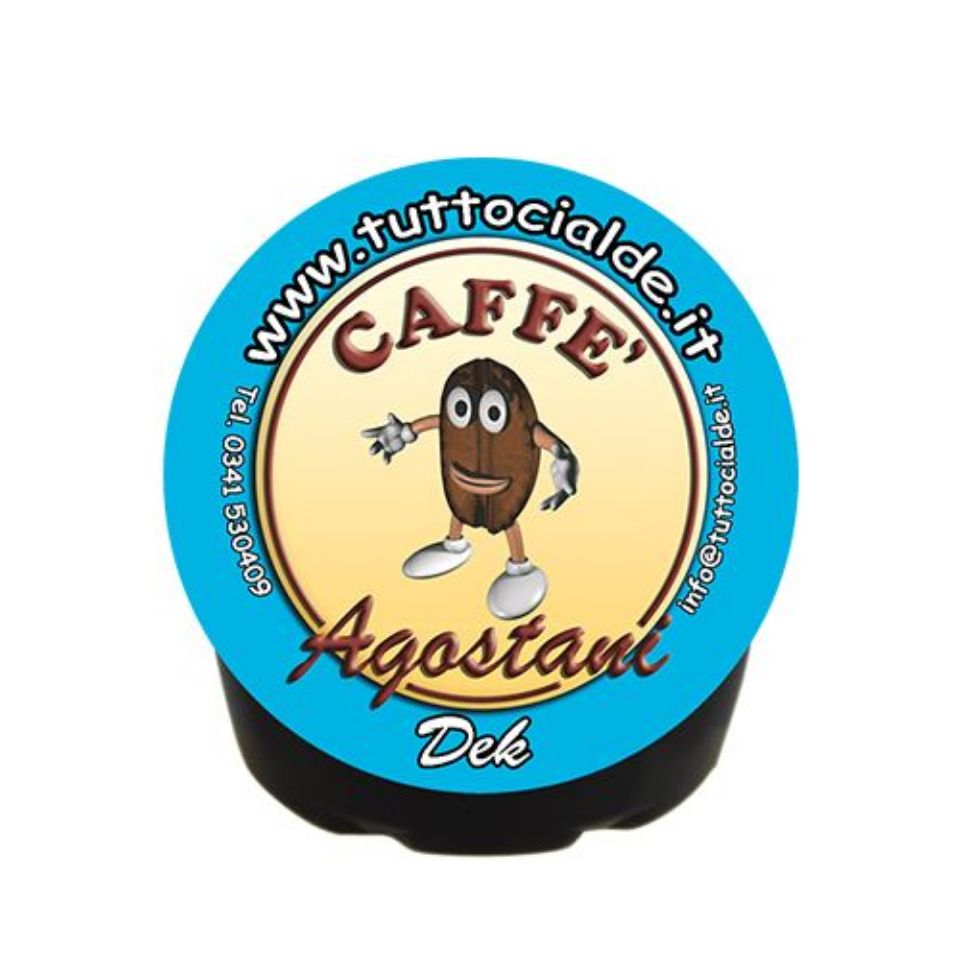 Picture of 70 Agostani DEK SMALL capsules compatible with Lavazza A Modo Mio System