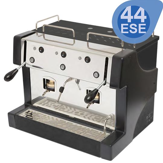 Faber Gea Bar coffee machine uses 44mm ESE paper filter pods, ideal for