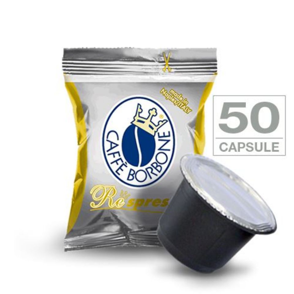 Picture of Cialde Borbone REspresso miscela ORO compatibili Nespresso (50 Capsule Caffè)