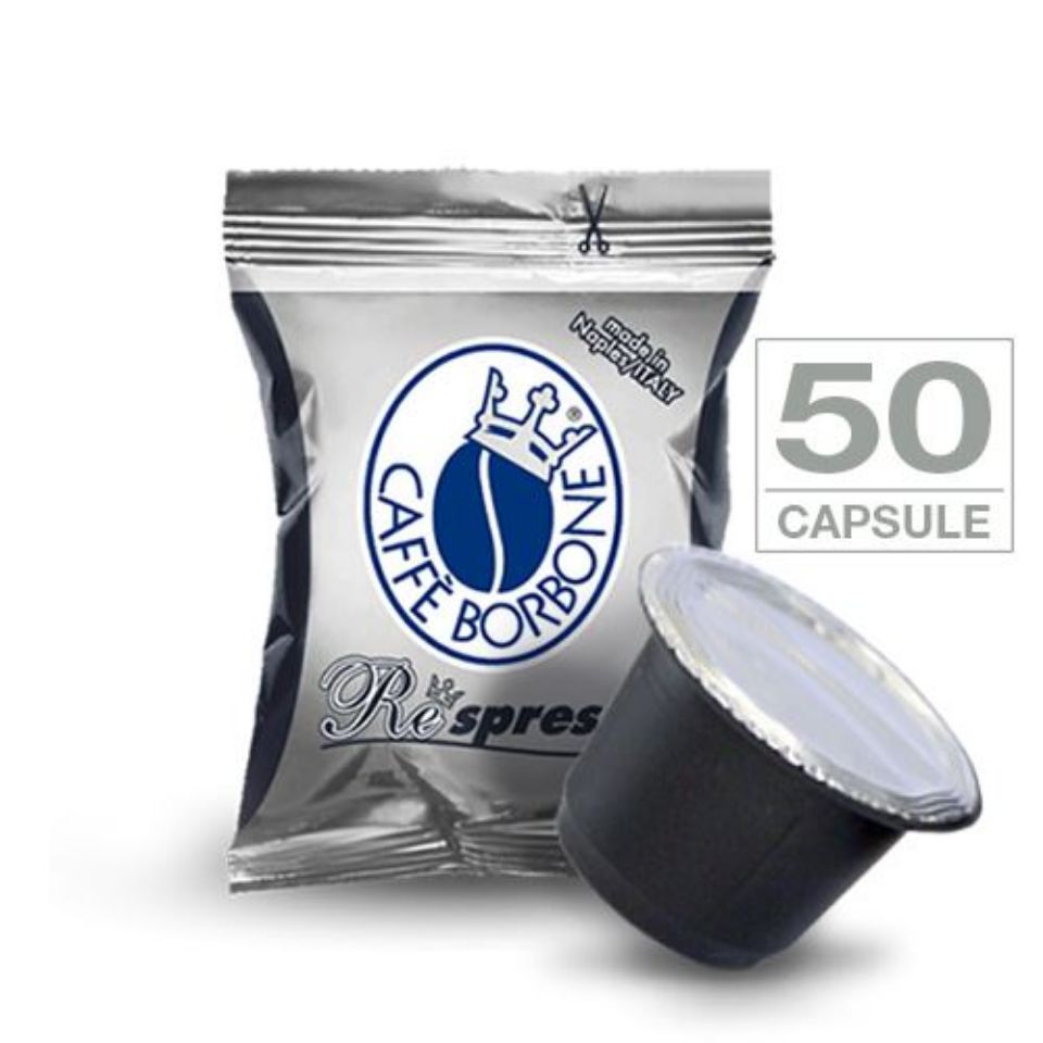 Picture of Cialde Borbone REspresso miscela Nera (50 capsule compatibili Nespresso)