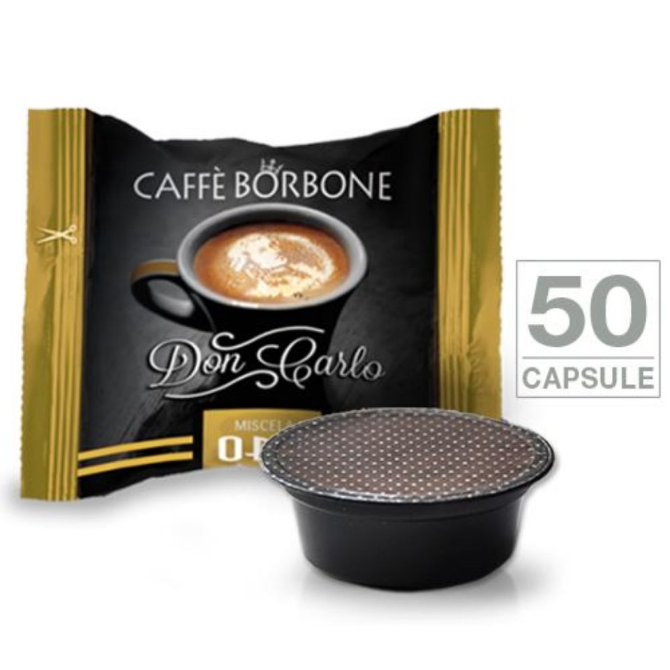 Picture of 50 Capsule Don Carlo caffè Borbone  miscela ORO (compatibili Lavazza A Modo Mio)