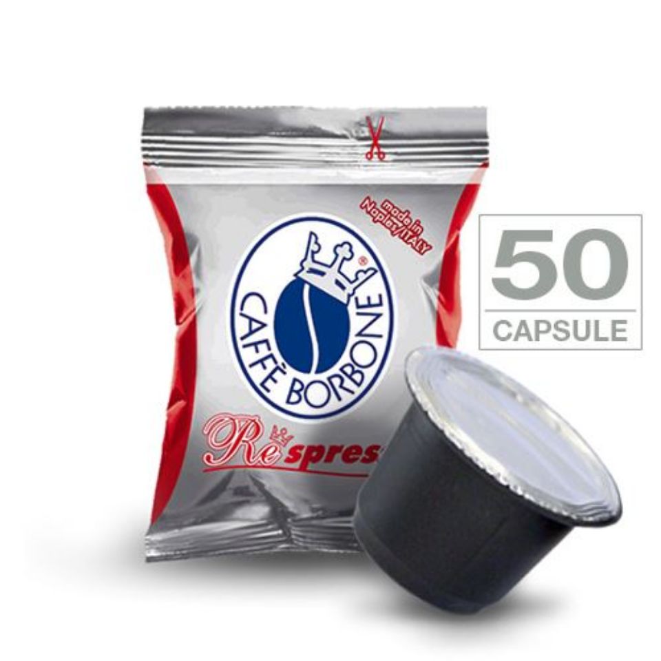 Picture of 50 Caffè Borbone REspresso RED blend (Nespresso compatible capsules)