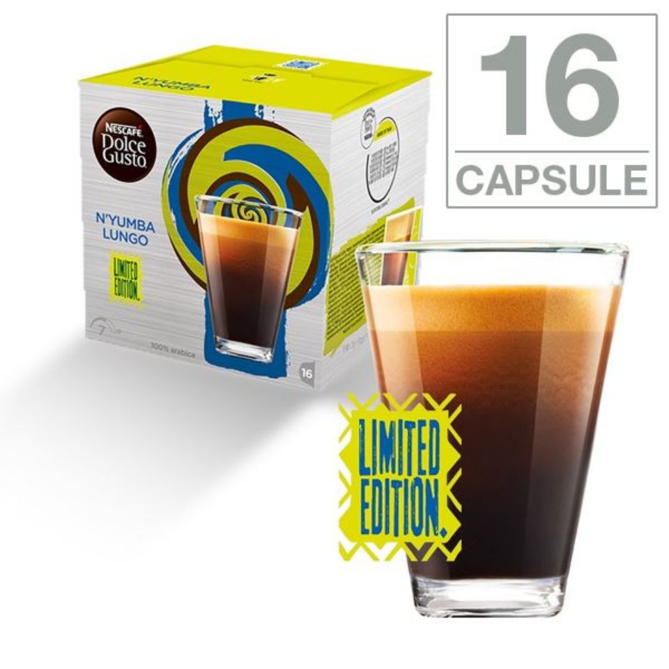Picture of 16 capsule Nescafé Dolce Gusto caffè N'Yumba Lungo