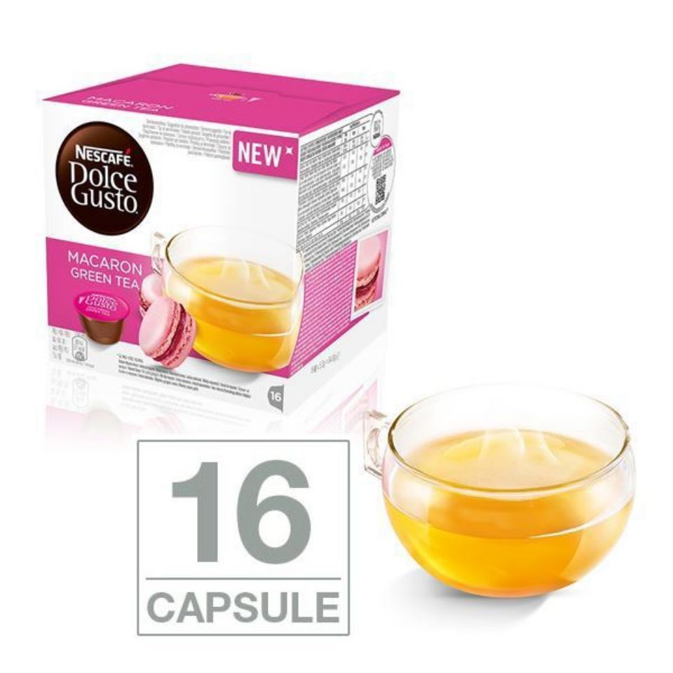 Picture of 16 capsule Nescafé Dolce Gusto Macaron Green Tea