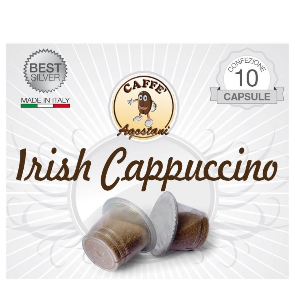 Picture of 10 capsule Irish Cappuccino Agostani Best Silver compatibile Nespresso