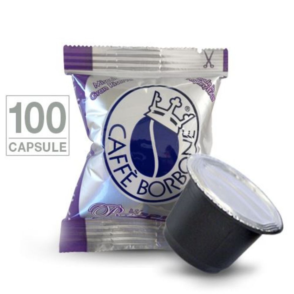 Picture of 100 capsules Caffè Borbone GRAN RISERVA / PURPLE blend compatible Nespresso