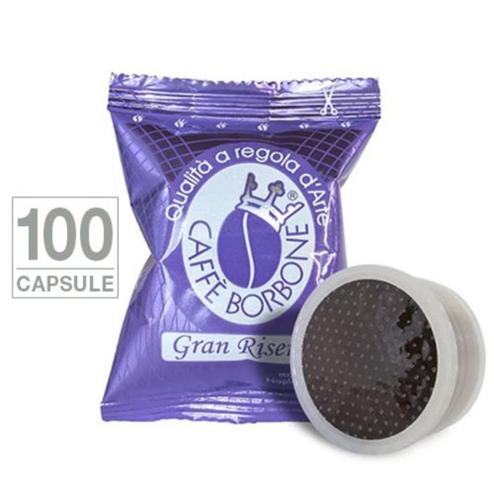 Picture of 100 Caffè Borbone GRAN RISERVA capsules compatible Lavazza Espresso Point