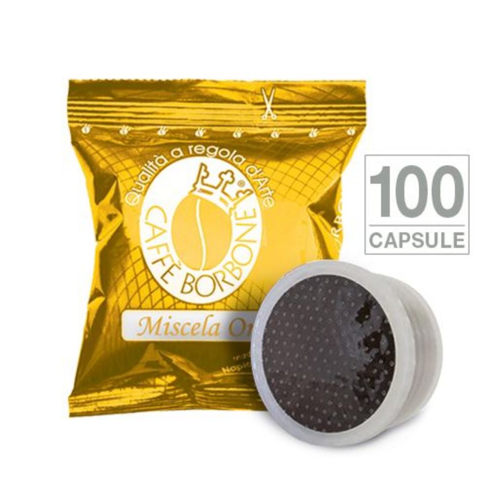 Caffè Borbone Oro compatible Nespresso®, café oro, pack de 100