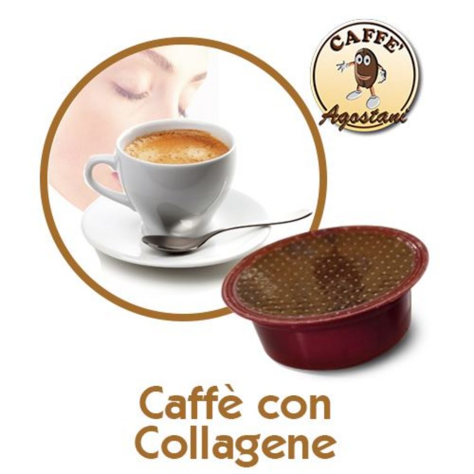 Picture of 14 capsule Caffè con Collagene Agostani SMALL compatibile Lavazza a Modo Mio