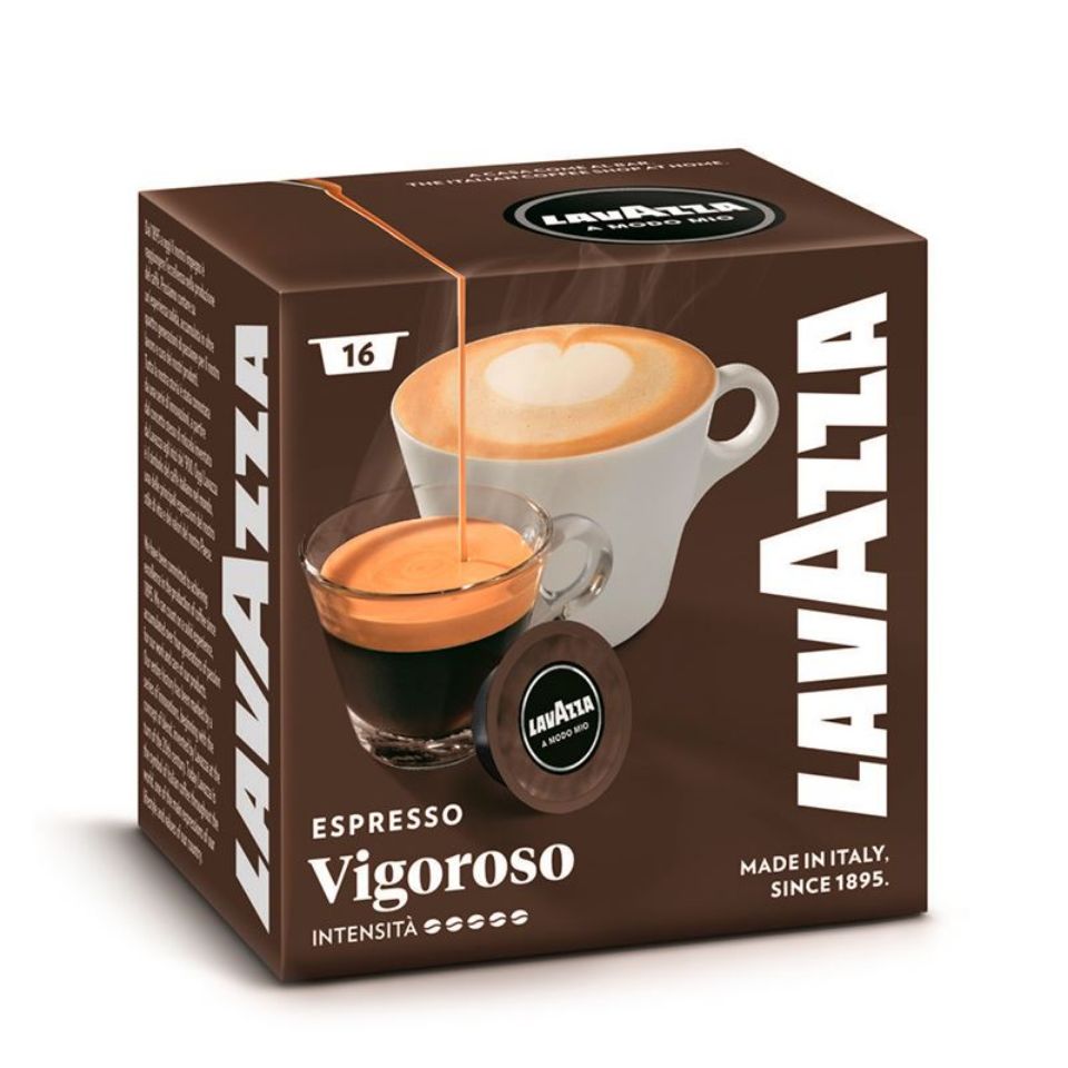 Picture of 128 coffee capsules of Lavazza A Modo Mio Vigoroso