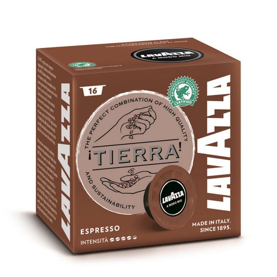 Picture of 128 coffee capsules of Lavazza A Modo Mio Tierra