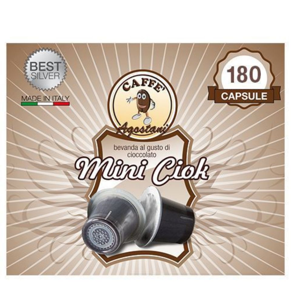 Picture of SPECIAL OFFER: 180 caps of Caffè Agostani BEST Miniciok compatible with Nespresso system Free Shipping