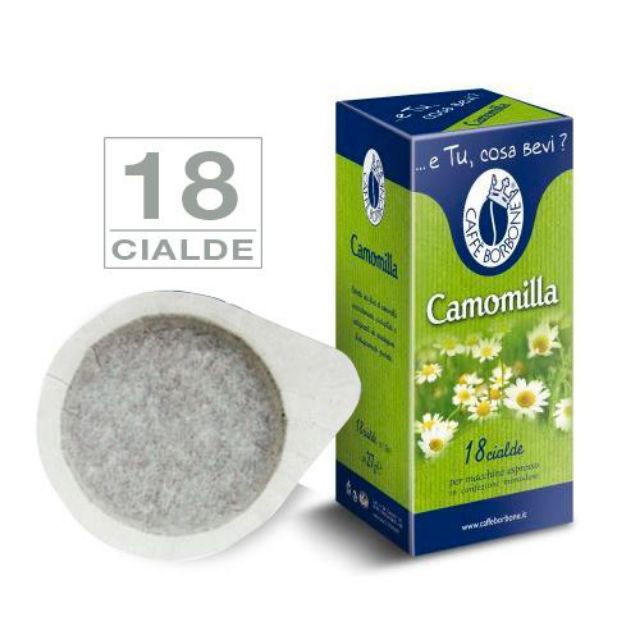 18 Cialde CAMOMILLA Caffè Borbone filtrocarta  44 mm ESE