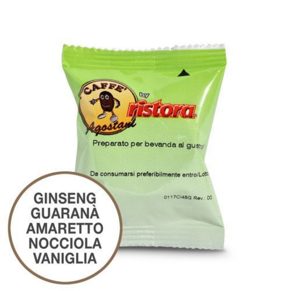 Picture of 50 Agostani di Ristora flavored pods compatible with lavazza Point