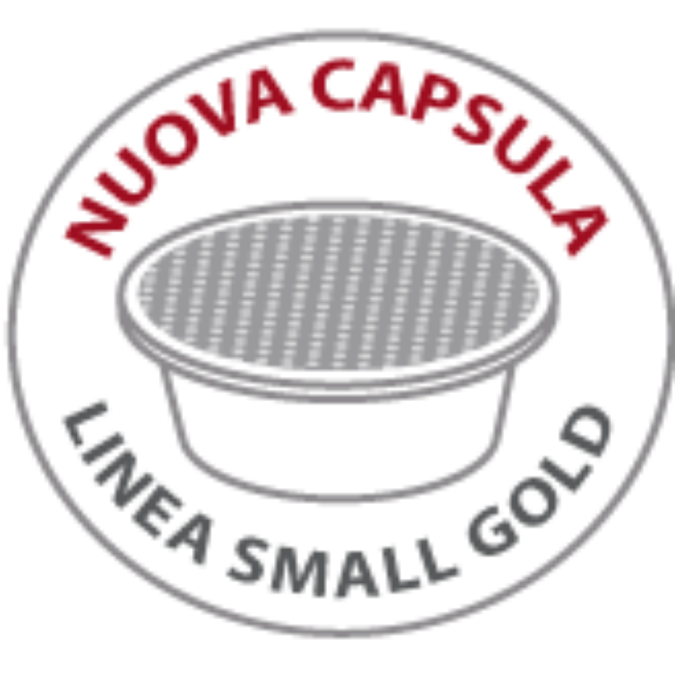 Picture of 16 Nocciolino Agostani SMALL GOLD capsules compatible with Lavazza a Modo Mio