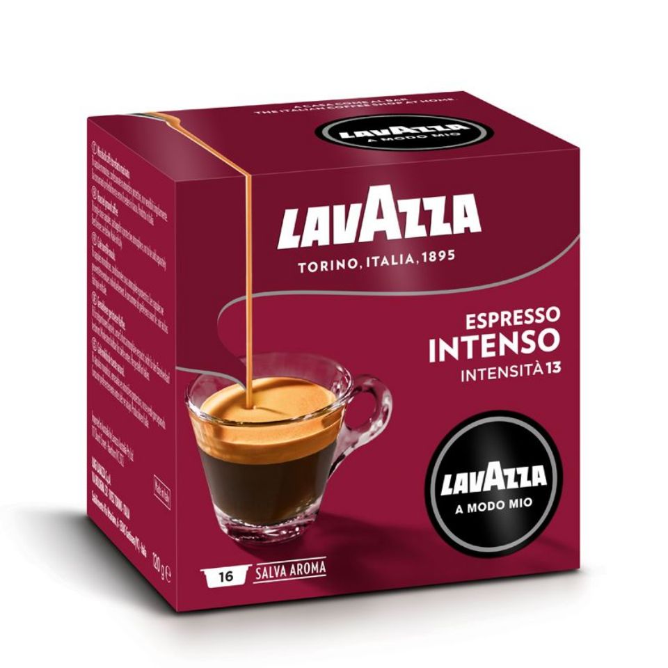 Picture of 128 coffee capsules of Lavazza A Modo Mio Intenso