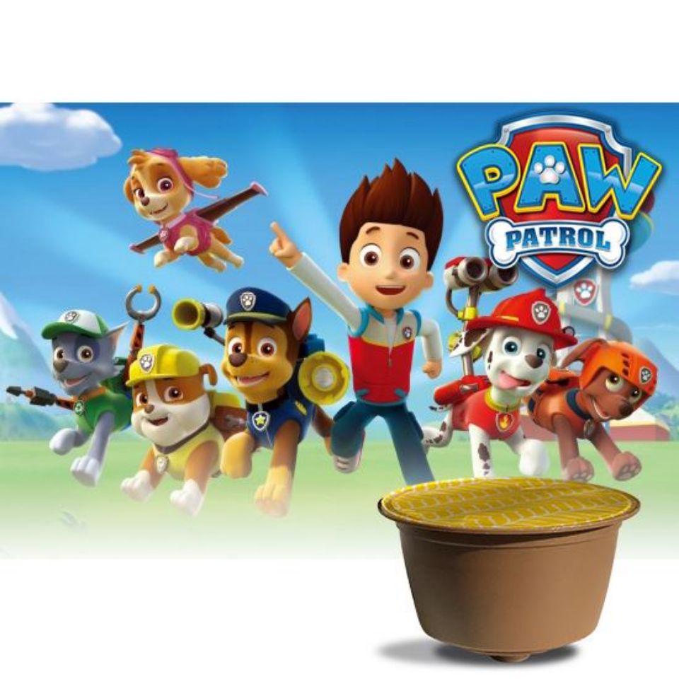 Picture of 60 PAW PATROL Chocolate Cookie Capsules Compatible with Nescafé Dolce Gusto system (* with Free Shipping)