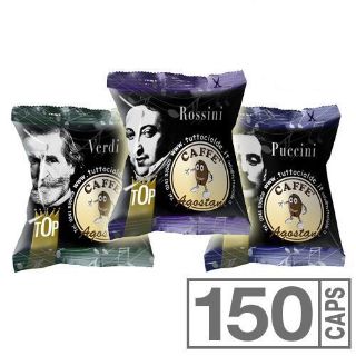 Show details for SPECIAL OFFER : 150 Agostani Top capsules compatible with Lavazza Blue and Lavazza In Black SPECIAL OFFER : 150 Agostani Top capsules compatible with Lavazza Blue and Lavazza In Black