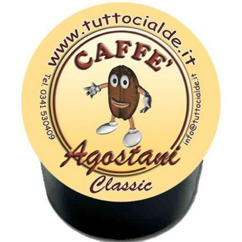 Picture of 100 Agostani CLASSIC TOP capsules compatible with Lavazza Blue System