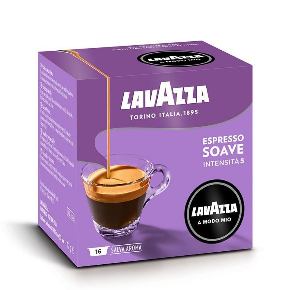 Picture of 128 coffee capsules of Lavazza A Modo Mio Soave