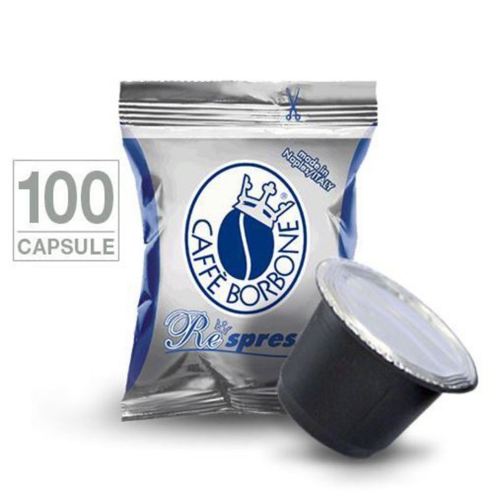 Picture of 100 capsules Caffè Borbone BLUE blend compatible Nespresso