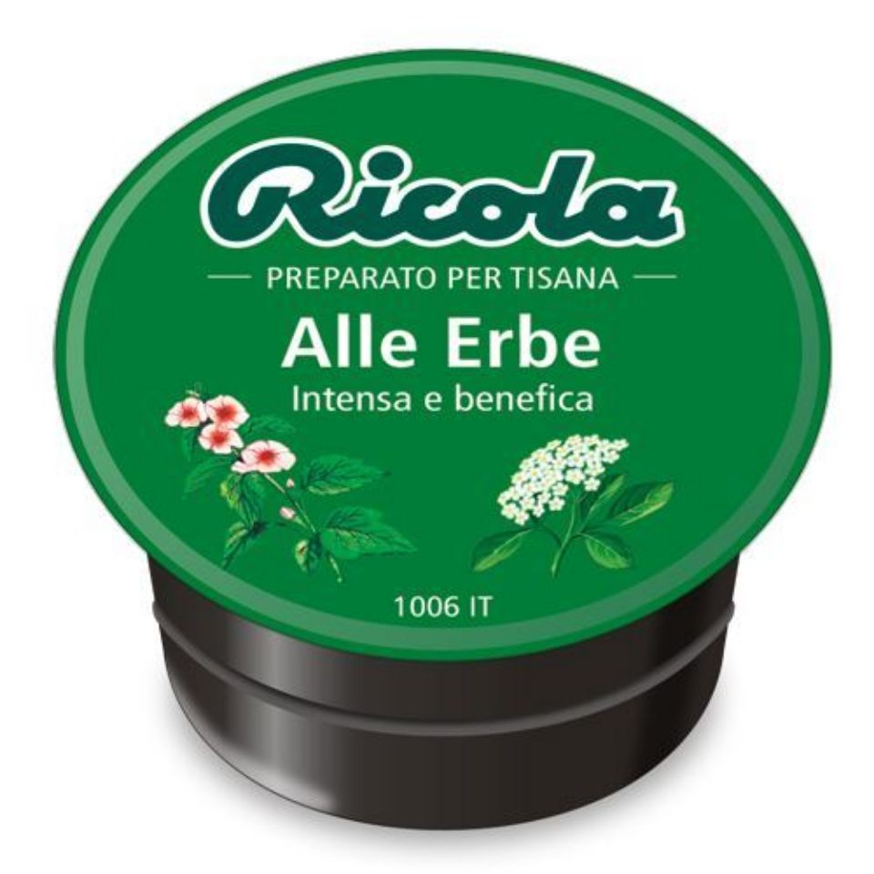 Picture of 10 Ricola herbal tea caps compatible with Nescafé Dolce Gusto system