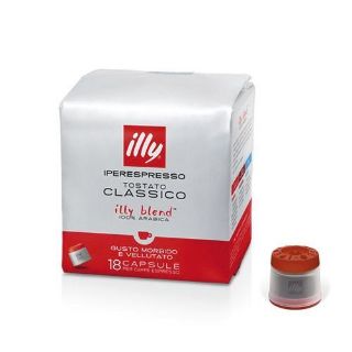 Show details for 108  Illy Iperespresso CLASSICO 100% Arabica Medium Roast Red caps 108  Illy Iperespresso CLASSICO 100% Arabica Medium Roast Red caps