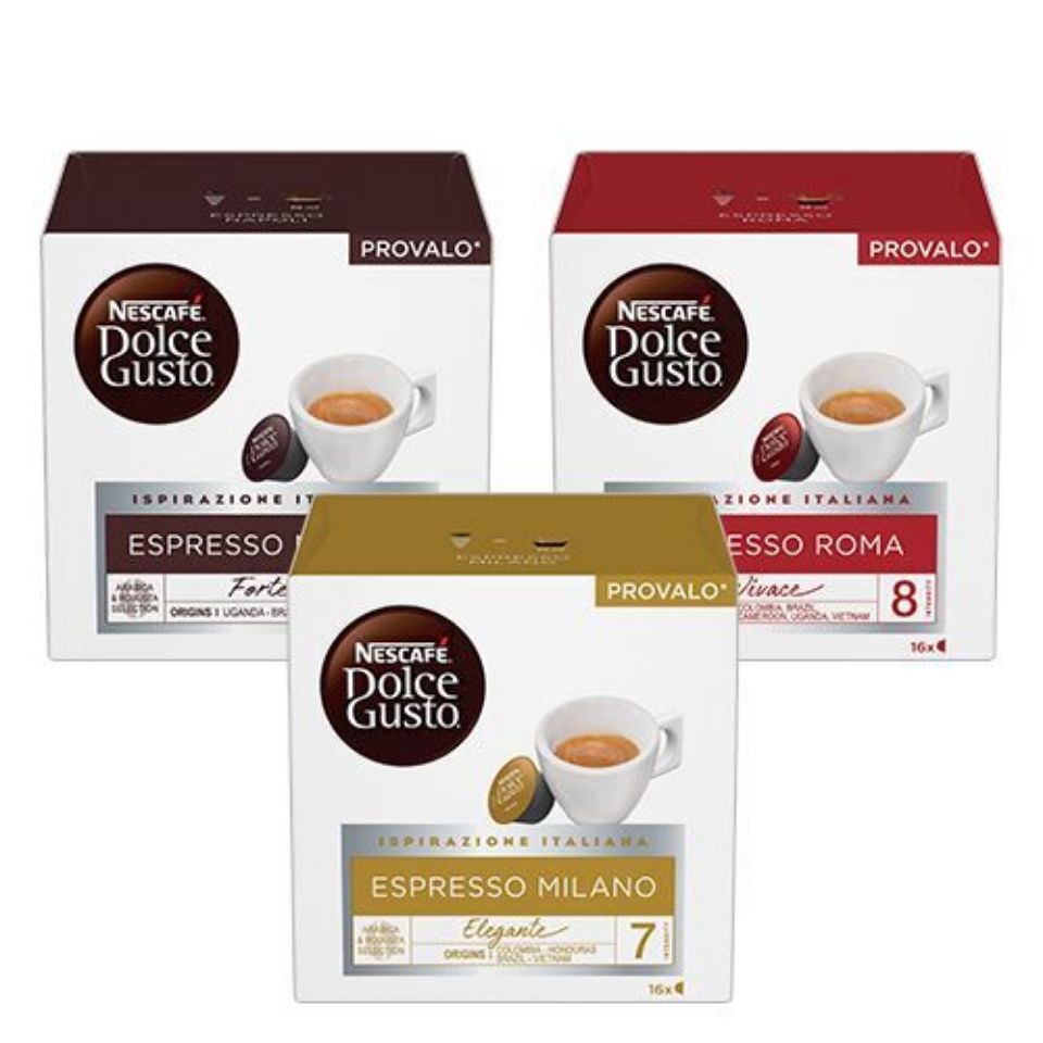Picture of 96 MIXED caps of Nescafé Dolce Gusto Italian Inspiration