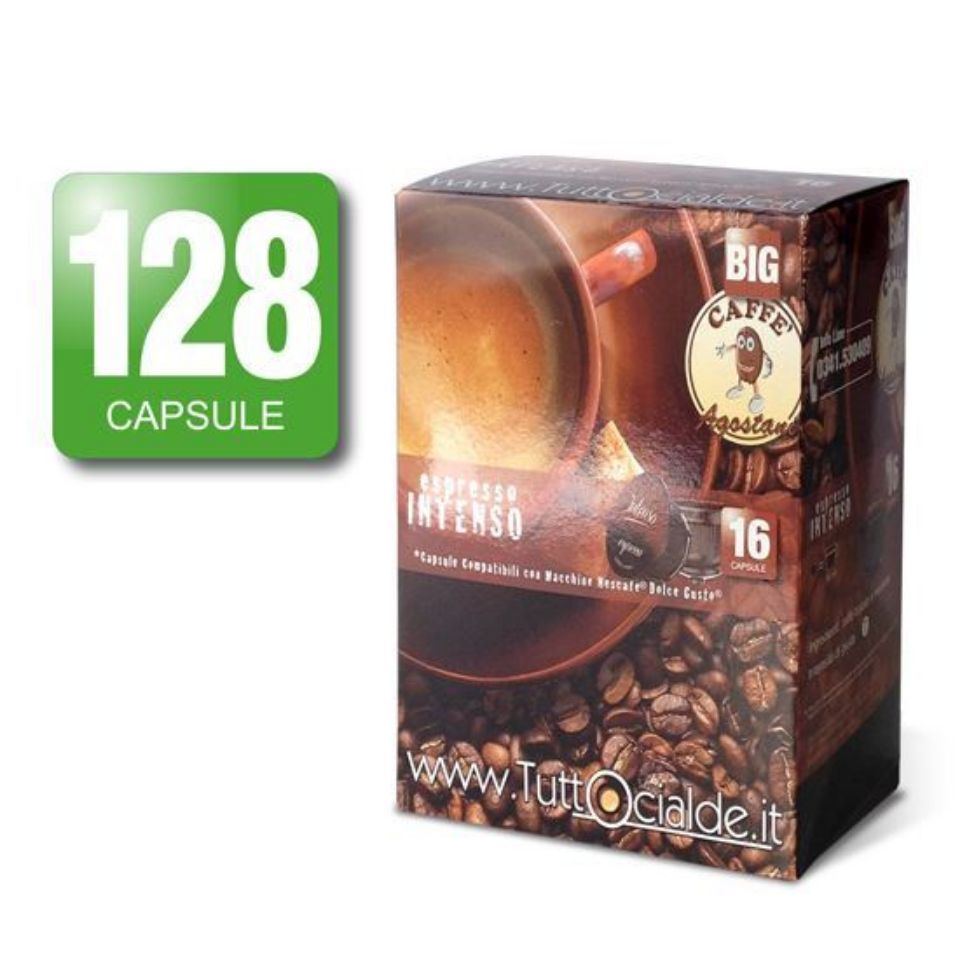 Picture of 80 capsule caffè Agostani BIG Espresso Intenso compatibili Nescafè Dolce Gusto