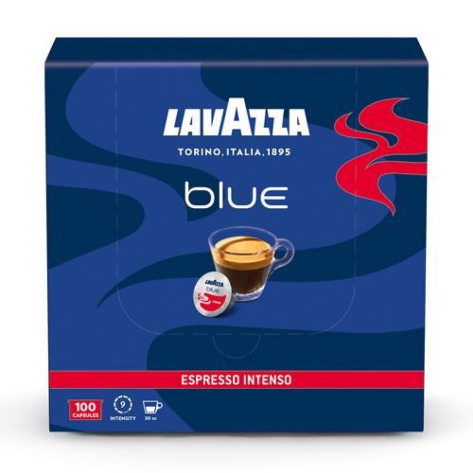 Picture of 100 coffee capsules of Lavazza BLUE Espresso Intenso