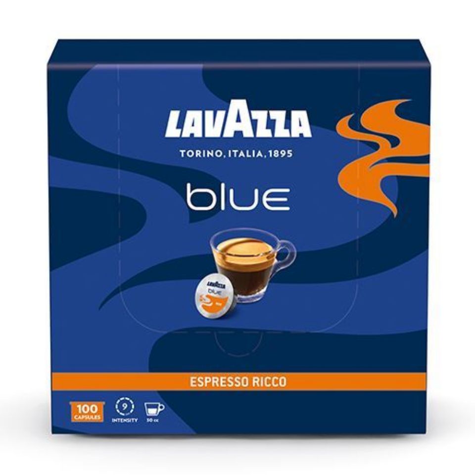 Picture of 100 coffee capsules of Lavazza BLUE Ricco