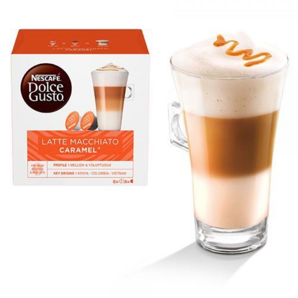 Picture of 48 caps of Nescafè Dolce Gusto Latte Macchiato Caramel 