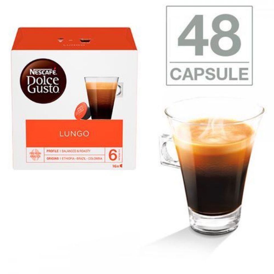 Picture of 48 capsule Nescafè Dolce Gusto Caffè Lungo