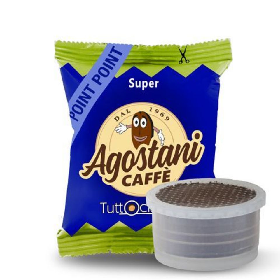 Picture of 100 Agostani SUPER capsules compatible with Lavazza Point System