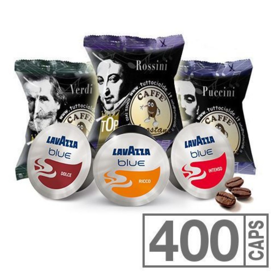 Picture of SUPER OFFER 200 Lavazza Blue Coffee Capsules + 200 Agostani Coffee Capsules mix FREE SHIPPING*