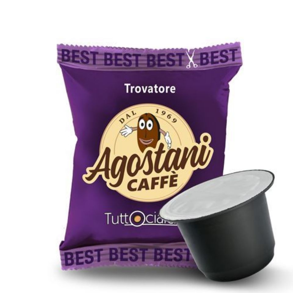 Picture of 100 Nespresso Compatible Capsules - Caffé Agostani Best Trovatore 
